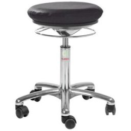 Pilatesstol, konstläder, svart