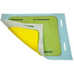 Brunnstätning med förvaringsväska, kvadratisk, LxBxH 900x900x8 mm, 3 s