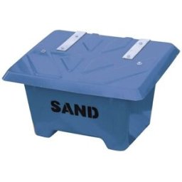 Gatusandlåda Kiruna, 65 l, blå, LxBxH 690x540x400 mm