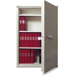 Brandsäkert arkivskåp Hanes, 60P, med enkeldörr 1320x600x505 mm, 3 hyl
