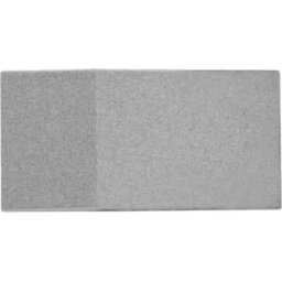 Väggabsorbent Triline, med beslag, LxBxD 400x800x95 mm, ljusgrå