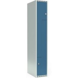 Z-skåp Fydor SMZ, BxDxH 300x550x1752 mm, 2 dörrar i 1 skåp, plant tak,