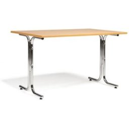 Matsalsbord Vicky Square, LxB 1200x800 mm, bok/krom
