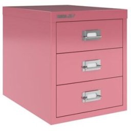 BISLEY Hurts Classic 12, 3 lådor A4, rosa