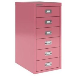 BISLEY Hurts Classic 29, 6 lådor A4, rosa