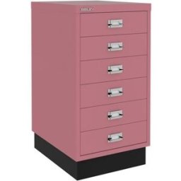 BISLEY Hurts Classic A3, 6 lådor, rosa