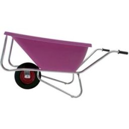 Skottkärra Big Ben, 180 l, 1-hjulig, rosa, 1-hjulig
