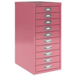 BISLEY Hurts Classic 29, 10 lådor A4, rosa
