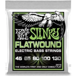 Ernie Ball 2816 Bass Flatwound Regular Slinky 5-string 045-130