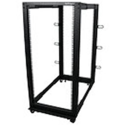 StarTech.com 25U-serverrack med Ã¶ppen ram - 4 stolpar justerbart