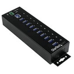 Startech USB 3.0-hubb med 10 portar - Industriell USB-A-hubb i