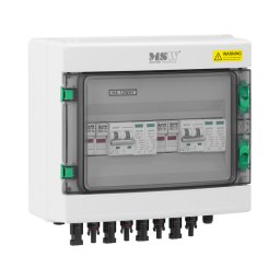 Överspänningsskydd för solceller - Typ 2 - 2 ingångar / 2 utgångar - 600 V - IP65