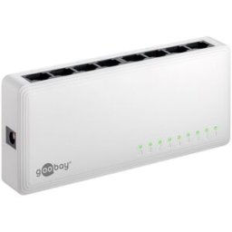 Goobay 8-port Gigabit Ehternet switch Vit