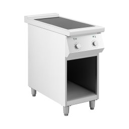 Induktionsplatta - 8500 W - 2 kokytor - 260 °C - Förvaringsutrymme - Royal Catering