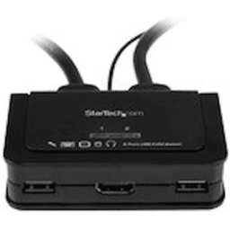 StarTech.com 2 Port USB HDMI Cable KVM Switch with Audio and