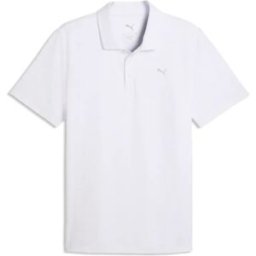 Puma Mens MATTR Deco Jacquard Polo - White Glow