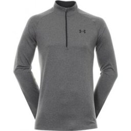 Under Armour Mens Tech 2.0 1/2 Zip - Carbon Heather