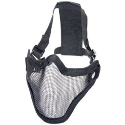 ASG Strike Systems Airsoft Metal Mesh Mask Lower Half (Färg: Svart)