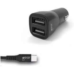 GEAR BY CARL DOUGLAS Laddare Bil 2xUSB 3.4A USB-C 2.0 1m