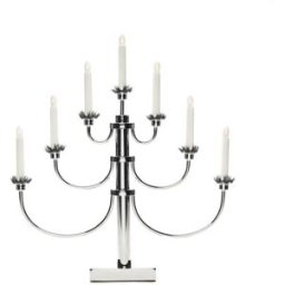 Konstsmide Elljusstake 7 Ljus, Krom