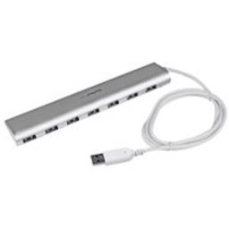 Startech Kompakt USB 3.0-hubb med 7 portar och inbyggd kabel