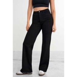 FAMME Baggy Jeans V2 Black XS
