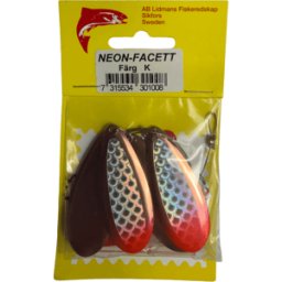 Lidmans Fiskeredskap Släp 1:an Långedrag (Färg: Neon-Facett K)