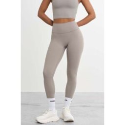 FAMME Softy Leggings Khaki M