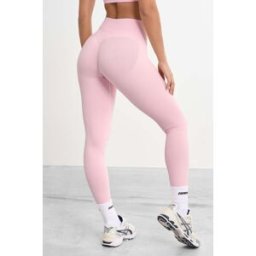 FAMME High Waist Sculpt Leggings Pink XS