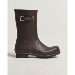 Hunter Boots Original Short Boot Dark Brown