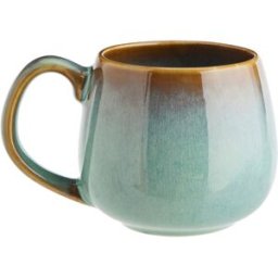 Madam Stoltz Mugg Stengods 40cl Turkos