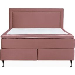SoffaDirekt Opera/perla Sängpaket 160 Sammet Rosa
