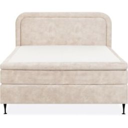 SoffaDirekt Elie Sängpaket 140 Sammet Beige