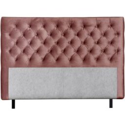 SoffaDirekt Opera 160 Sänggavel Sammet Rosa