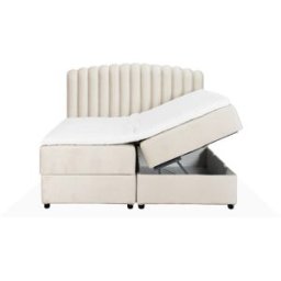 SoffaDirekt Danvik/primo 160 Sängpaket Sammet Beige
