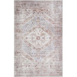 SoffaDirekt Milas Matta 280x380 Creme/blå