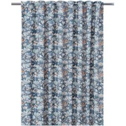Svanefors Äng Gardin 2p Blå 135x280