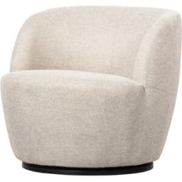 WOOOD Serra Snurrfåtölj Offwhite