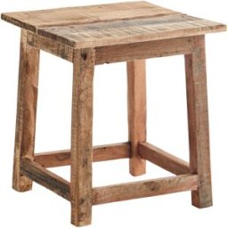 Madam Stoltz Pall 45cm Återvunnet Trä Natur