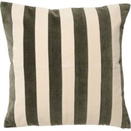 Nordal Alhena Kuddfodral 48x48 Ivory/grön