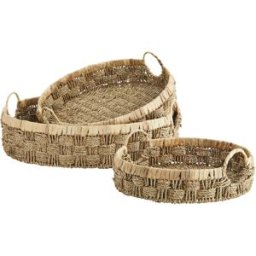 Madam Stoltz Bricka 3-Set Natur
