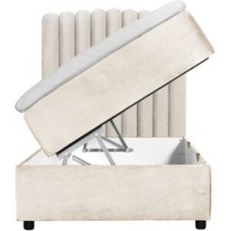 SoffaDirekt Danvik/primo 120 Sängpaket Sammet Beige