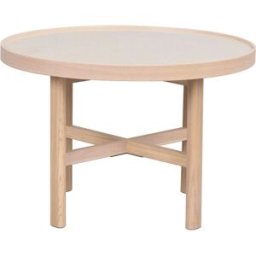 Rowico Home Marsden Soffbord Keramik/vitpigmenterad Ek