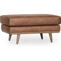 SoffaDirekt Stockholm Leather Fotpall Cognac