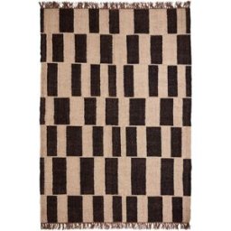 House Doctor Graph Matta 160x230 Svart/natur