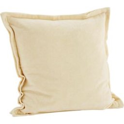 Madam Stoltz Velvet Kuddfodral 45x45 Vanilla
