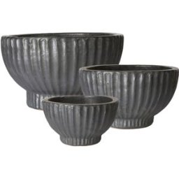 Wikholm Form Fedora Kruka 3-Pack Svart