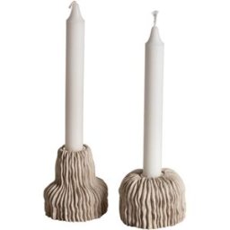 SoffaDirekt Bruno Ljusstake 2-Pack Beige