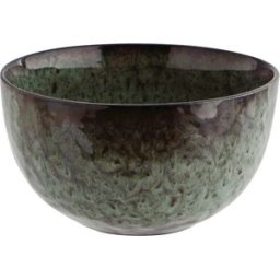Madam Stoltz Skål Stengods 15 Cm Grön