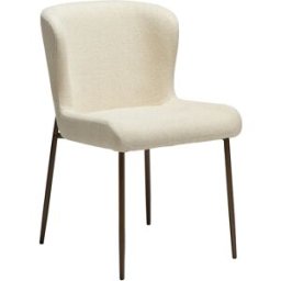 DAN-FORM Glam Stol Beige/antik Mässing